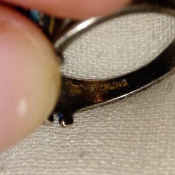 Silver Turquoise Ring - Picture 6 of 6
